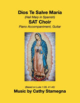 Dios Te Salve, Maria (SAT Choir)   SAT choral sheet music cover